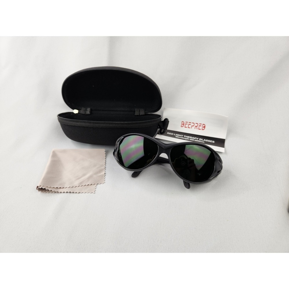 Deepred Red light therapy goggles 200-2000nm wavelength protection Ultra Dark